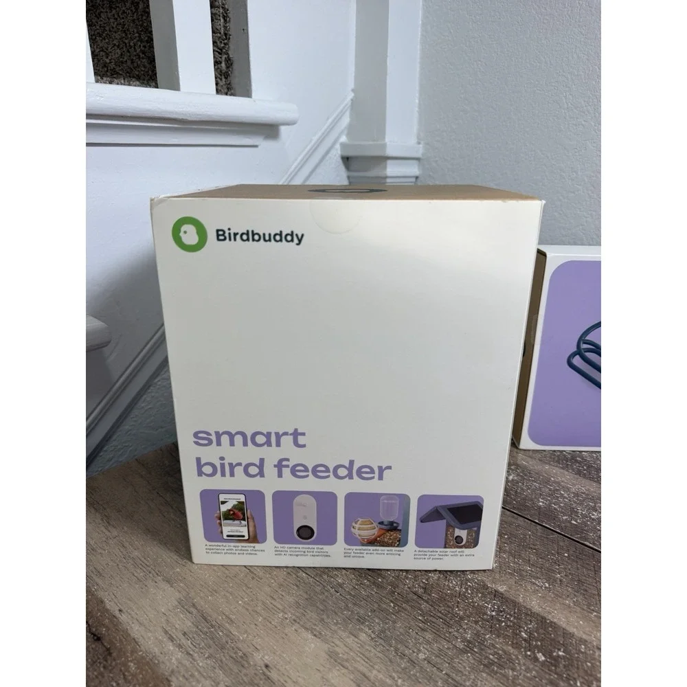 Bird Buddy Smart Bird Feeder Solar Roof & Perch with Camera